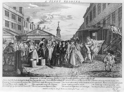 Eine Fleet-Hochzeit, 1747 von John June